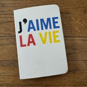 Clare V J'aime La Vie Note Book BNWOT
